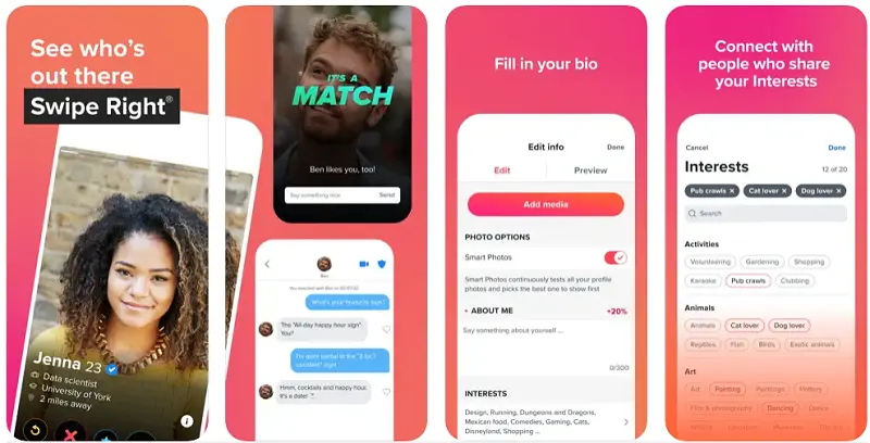 Die besten Dating-Apps: Tinder-Alternativen 2024